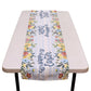 Multi HAPPY EASTER Message Flower Table Runner is the perfect addition to your Easter decor. With its festive design and vibrant colors, it will add a touch of joy and cheer to any table setting. Made of high-quality materials, it is durable and easy to clean. Celebrate the holiday in style with this beautiful and functional table runner. 