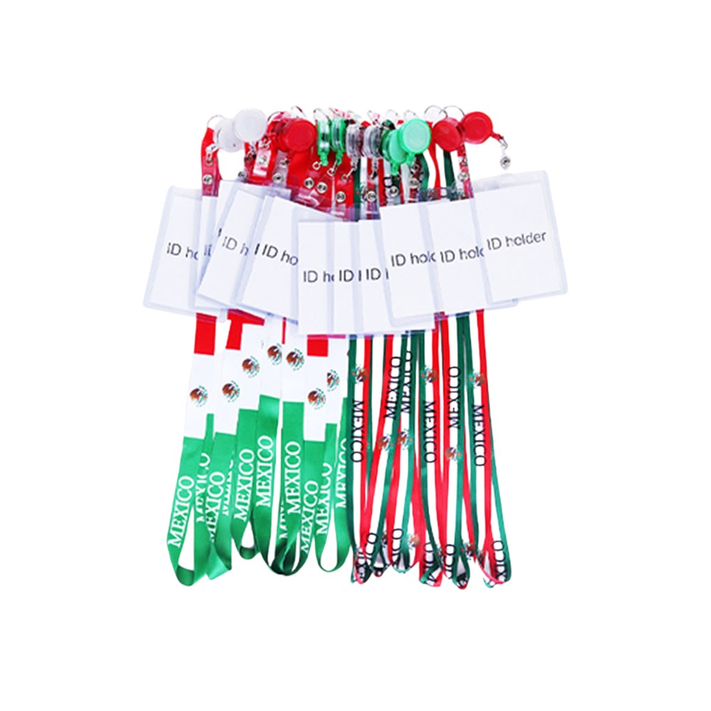 Multi 12PCS - MEXICO Message Keychain ID Holders are perfect for keeping your keys organised and easily accessible. With their durable design and stylish message, you can show off your love for Mexico while keeping your belongings secure. Perfect for personal use or as a gift for any Mexico enthusiast.