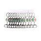 Multi 12 pieces of Mexico flag printed bottle opener keychains make for a practical and patriotic accessory. The sturdy design allows for easy and convenient opening of bottles, while the vibrant flag print adds a touch of cultural flair. Perfect for showing off national pride at events or on the go.