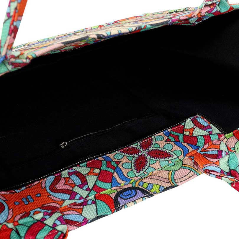 Multi Beautiful Evil Eye Hamsa Hand Printed Tote Bag, this tote bag is versatile enough for carry through the week, simple and leisurely, elegant and fashionable, suitable for women of all ages, and ultra-lightweight to carry around all day. A wonderful gift for your lover family, and friends.