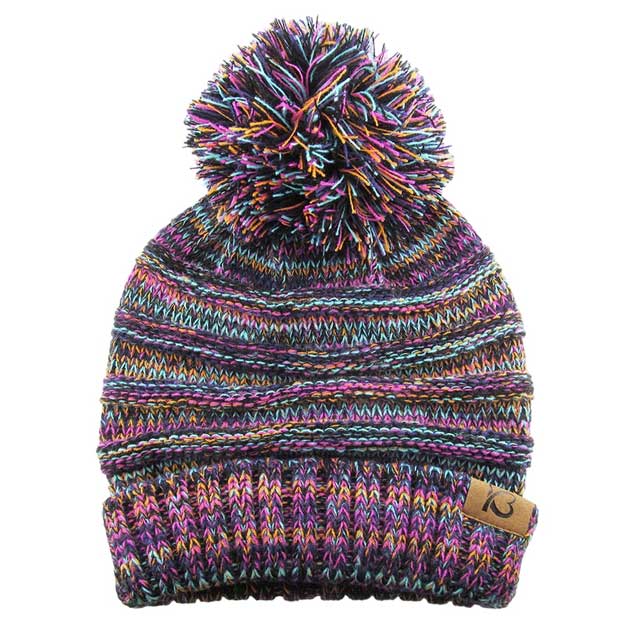 Multi Cable Knit Ribbed Chunk Pom Pom Comfy Winter Beanie Hat. Before running out the door into the cool air, you’ll want to reach for this toasty beanie to keep you incredibly warm. Accessorize the fun way with this pom pom hat, it's the autumnal touch you need to finish your outfit in style. Awesome winter gift accessory!