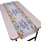 Multi HAPPY EASTER Message Flower Table Runner is the perfect addition to your Easter decor. With its festive design and vibrant colors, it will add a touch of joy and cheer to any table setting. Made of high-quality materials, it is durable and easy to clean. Celebrate the holiday in style with this beautiful and functional table runner. 