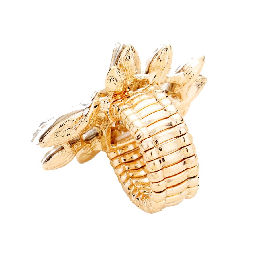 Shine bright with a statement cocktail ring designed in a striking crystal leaf motif. Featuring multi-faceted stones and dazzling sparkle, this glamorous accessory is perfect for parties, special occasions, or elevating everyday outfits with bold elegance.
