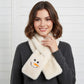 Add cozy charm to your winter look with this snowman scarf featuring a cheerful embroidered face. Perfect for holiday outfits, seasonal gatherings, and gifting, this soft accessory keeps you warm while spreading festive cheer.
