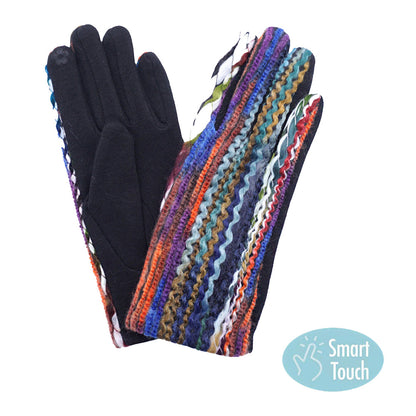 Yarn Embroidered Smart Touch Gloves