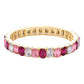 Oval Stone Cluster Stretch Evening Bracelet