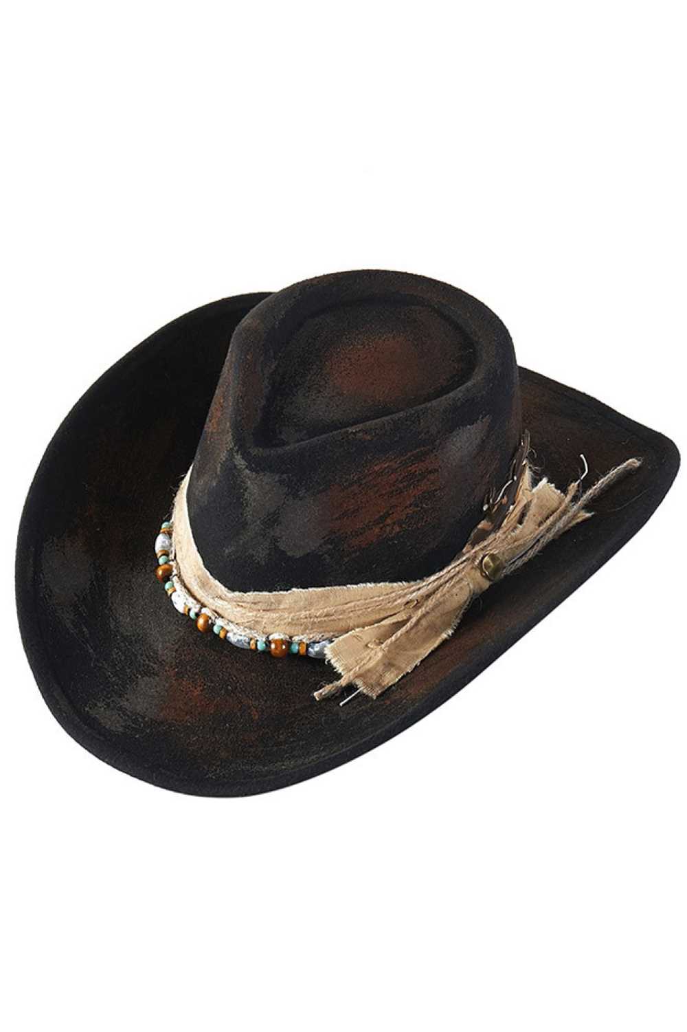 Multi Two iconic looks, one hat! This Cowboy Hat's flexible brim allows for effortless shaping, letting you wear it as a classic cowboy hat or style it as a contemporary fedora.