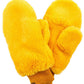 Mustard CC Faux Fur Mittens With Shepherd Lining, are a smart, eye-catching, and attractive addition to your outfit. These trendy gloves keep you absolutely warm and toasty in the winter and cold weather outside. Accessorize the fun way with these gloves. It's the autumnal touch you need to finish your outfit in style. A pair of these gloves will be a nice gift for your family, friends, anyone you love, and even yourself.