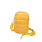 Mustard Glossy Puffer Rectangle Crossbody Bag, This puffer fashion crossbody features one front slip pocket and one inside slip pocket, and a secured zipper closure at the top, this bag will be your new go-to! These beautiful and trendy Crossbody bags have adjustable and detachable hand straps that make your life more comfortable.