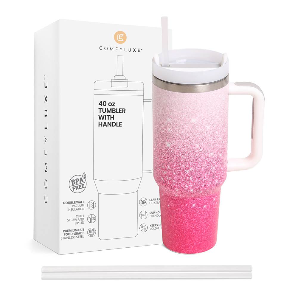 Mustard Gradient 40oz Double Wall Stainless Steel Tumbler, thanks to its double-wall insulation, provides ultimate temperature control for your favourite beverages. The tumbler features a sleek gradient design and a convenient handle for easy carrying. Stay hydrated and stylish on the go with this durable and functional tumbler.
