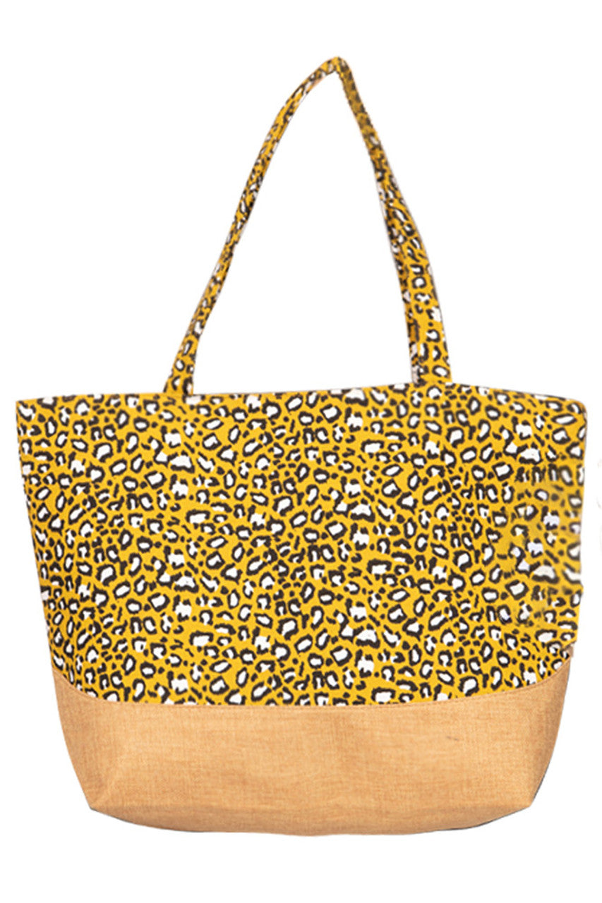 Leopard Pattern Tote Bag combines style and practicality, featuring a bold animal print that elevates any outfit. Crafted with durable materials, it offers ample space for daily essentials, making it ideal for work, shopping, or casual outings. Its sturdy handles ensure comfortable carrying, while the distinctive design adds a fashionable edge to your accessory collection. Perfect for those seeking a versatile and eye-catching tote. 