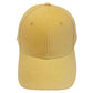 Mustard Solid Corduroy Baseball Cap, this stylish is designed with comfortable durability in mind. This lightweight cap will keep you comfortable in any weather. This classic baseball cap is perfect for everyday outings. It's an excellent gift for your friends, family, or loved ones.