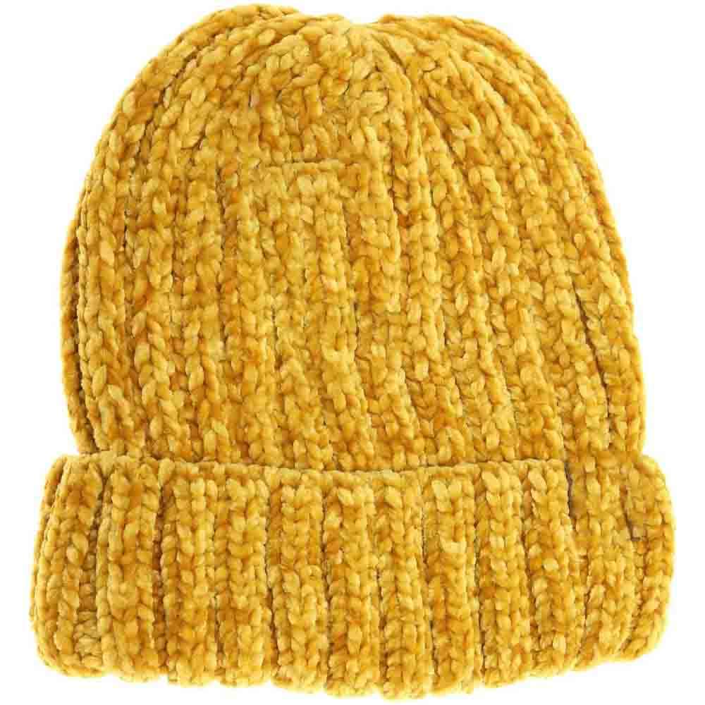 Mustard Solid Ribbed Chenille CC Beanie provides warmth and comfort through its soft chenille fabric and ribbed design. This expertly crafted beanie offers a snug fit while maintaining breathability, making it ideal for cold weather wear. Its solid color and subtle texture ensure versatile styling for any casual or outdoor outfit, combining functionality with understated style. 