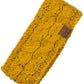 Mustard Cozy up with the C.C Chunky Knit Confetti Sherpa Lined Headband, the perfect blend of warmth and style. Crafted from 100% acrylic, this headband features a chunky knit exterior with a soft sherpa lining for maximum comfort against your skin. The playful confetti pattern adds a fun pop of color to any winter outfit. One size fits most, making it an easy grab-and-go accessory for chilly days. Whether you're heading out for a quick errand or settling in for the season, this headband keeps you warm with