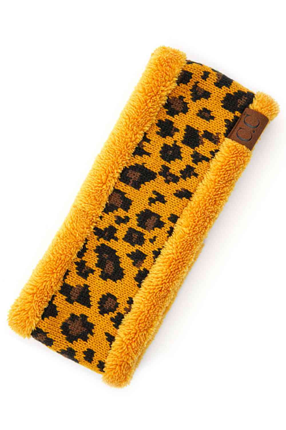 Mustard Elevate your style with this C.C Leopard Pattern Headwrap, featuring a bold leopard print design that adds instant flair to any outfit. Crafted from 100% acrylic with a soft lining for comfort, this versatile headwrap keeps hair in place while making a fashion statement. One size fits most, making it the perfect accessory for everyday wear or special occasions. Lightweight and easy to style, it's a must-have addition to your accessory collection.