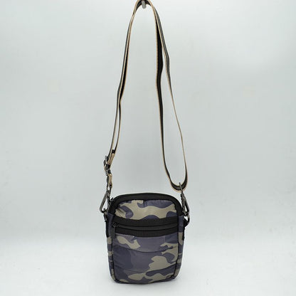 Camouflage Puffer Crossbody Bag Mini Utility Shoulder Bag with Adjustable Strap - Camo - Crossbody Bags