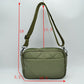 Quilted Puffer Crossbody Bag with Adjustable Webbing Strap - Crossbody Bags