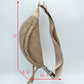 Quilted Puffer Belt Bag with Dual Zipper Pulls and Adjustable Strap - Olive - Belt Bag With Chain