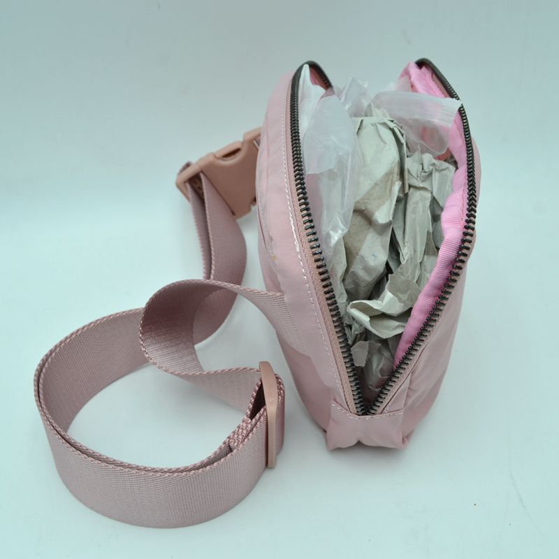 Minimalist Adjustable Strap Belt Bag and Everyday Crossbody Pouch - Belt Bag With Chain