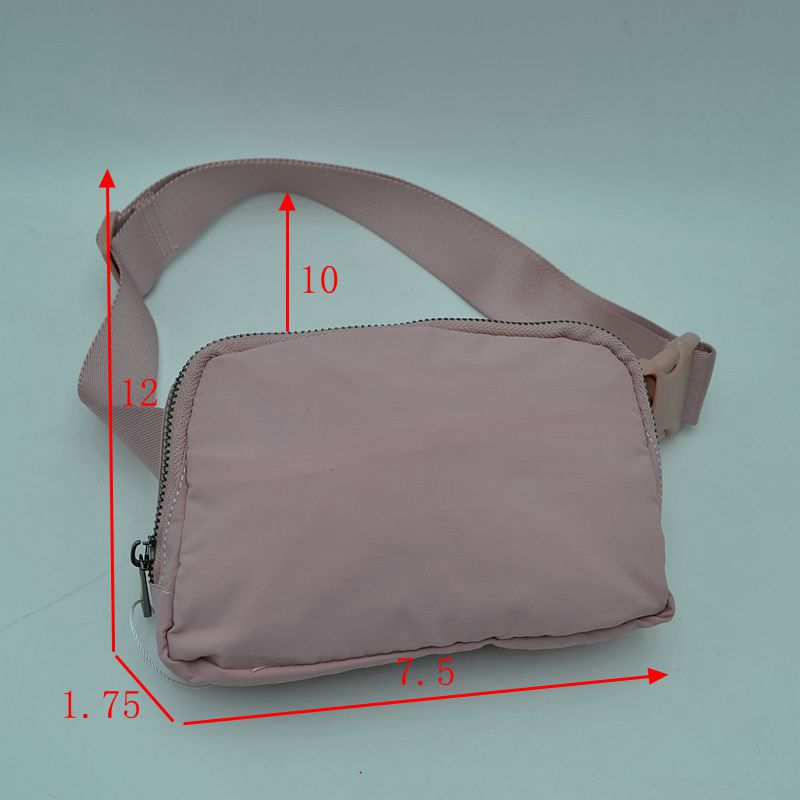Minimalist Adjustable Strap Belt Bag and Everyday Crossbody Pouch - Belt Bag With Chain
