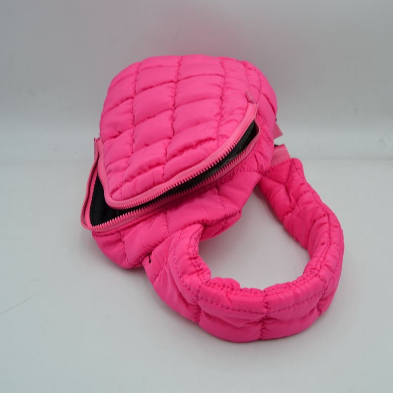 Modern Quilted Puffer Sling Backpack - Backpacks