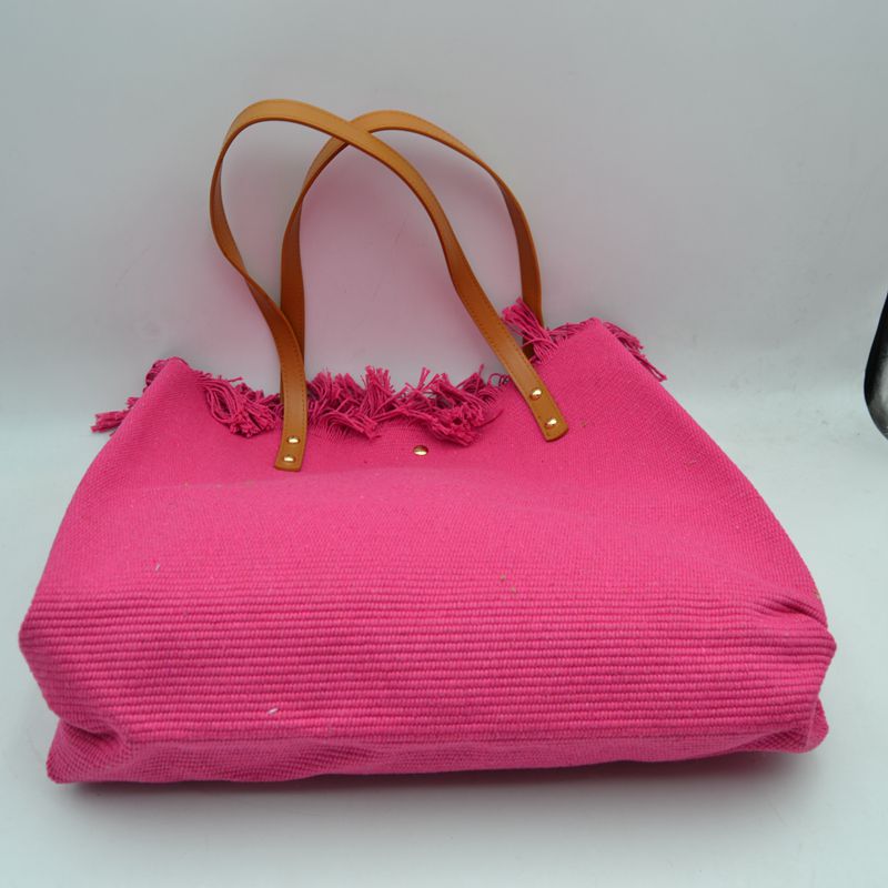 Classic Trapeze Tote Bag with Dual Handles and Ring Detail - Tote Bag