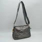 Quilted Puffer Crossbody Bag Shoulder Purse with Adjustable Strap - Stone - Crossbody Bags