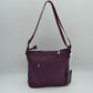 Quilted Crossbody Bag with Front Zipper Pockets and Adjustable Strap - Crossbody Bags