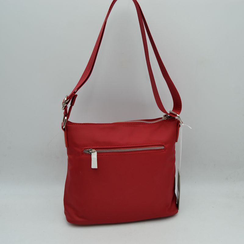 Multi Zipper Crossbody Shoulder Bag with Adjustable Long Strap - Crossbody Bags