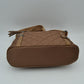 Quilted Nylon Crossbody Bag with Buckle Accents and Tassel Charm - Crossbody Bags