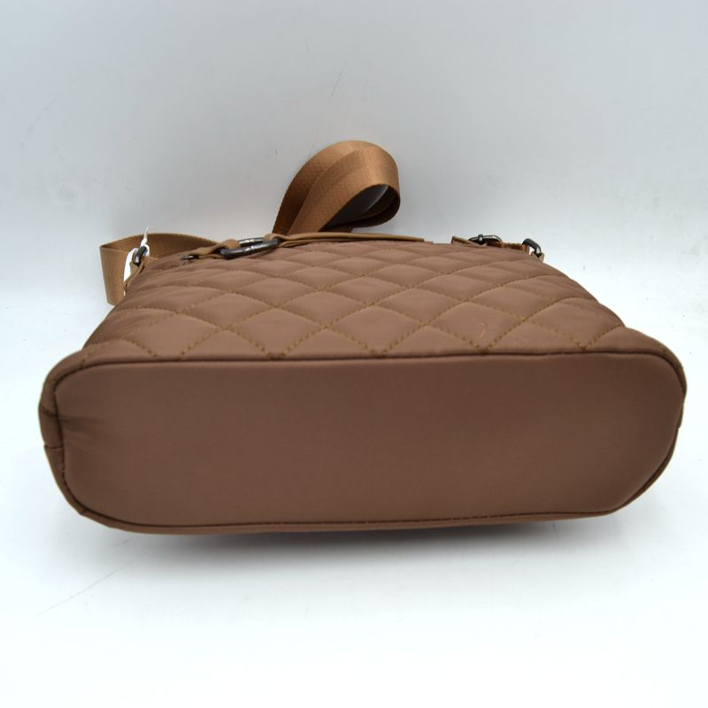 Quilted Crossbody Bag with Adjustable Shoulder Strap - Crossbody Bags