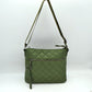 Quilted Crossbody Bag with Adjustable Shoulder Strap - Olive - Crossbody Bags