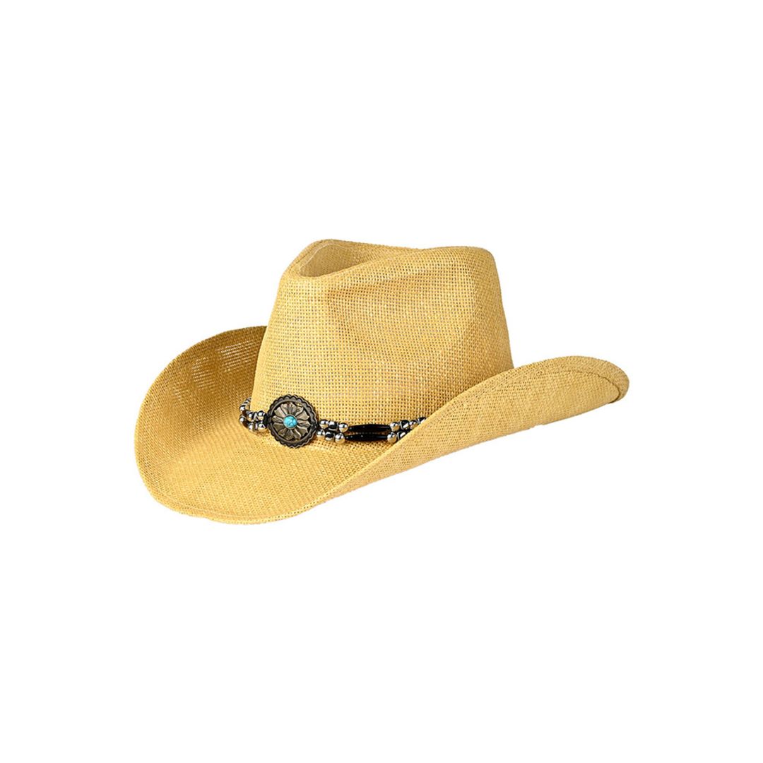 Natural C.C Mixed Ethnic Bead Trim Band Cowboy Hat is perfect for adding some stylish flair to your western look. The mixed ethnic bead trim adds a unique touch to this classic cowboy hat, making it a fashionable and versatile accessory. Crafted with high-quality materials, this hat is sure to become a staple in your wardrobe.