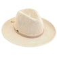 C.C Suede Lace Trim Band Panama Hat