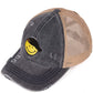 Navy C.C SMILE CRISS-CROSS PONY CAP is a versatile and stylish accessory. Made with high-quality materials and a unique criss-cross design, it offers a secure and comfortable fit. Perfect for any season, this cap adds a touch of fashion to any outfit.