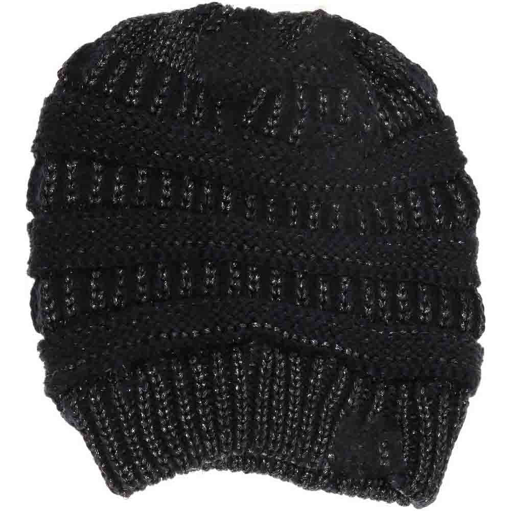 Navy Metallic Beanie Tail CC Beanie combines a sleek metallic finish with expert craftsmanship to provide both style and warmth. Its unique tail design offers a distinctive look while ensuring a comfortable, secure fit. Made with quality materials, this beanie delivers durability and insulation, making it an essential accessory for sophisticated cold-weather wear. Perfect for those who appreciate refined fashion paired with functionality. 