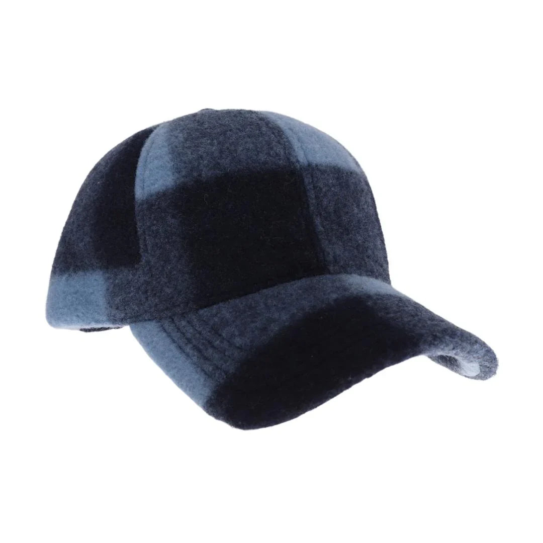 Navy C.C checkered pattern baseball cap is perfect for any casual outfit. Made with high-quality materials, it offers both comfort and style. The bold pattern adds a trendy touch to your look, while the adjustable strap ensures a perfect fit. Stay cool and stylish in this must-have baseball cap.