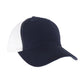 C.C Solid Color Trucker Cap - White/Navy - Trucker Cap