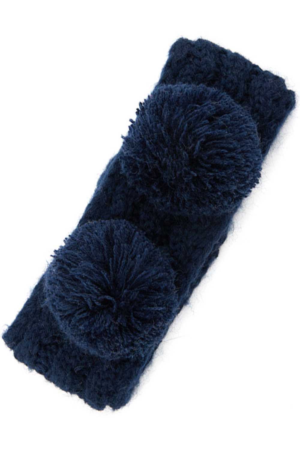 Navy Cozy and playful, this double pom kids headband features a soft fuzzy lining that keeps little ones warm and comfortable. The vibrant pom-poms add a fun touch to any outfit, while the stretchy one-size fit grows with your child. Made from durable 100% acrylic, it's easy to care for and built to last through all their adventures.