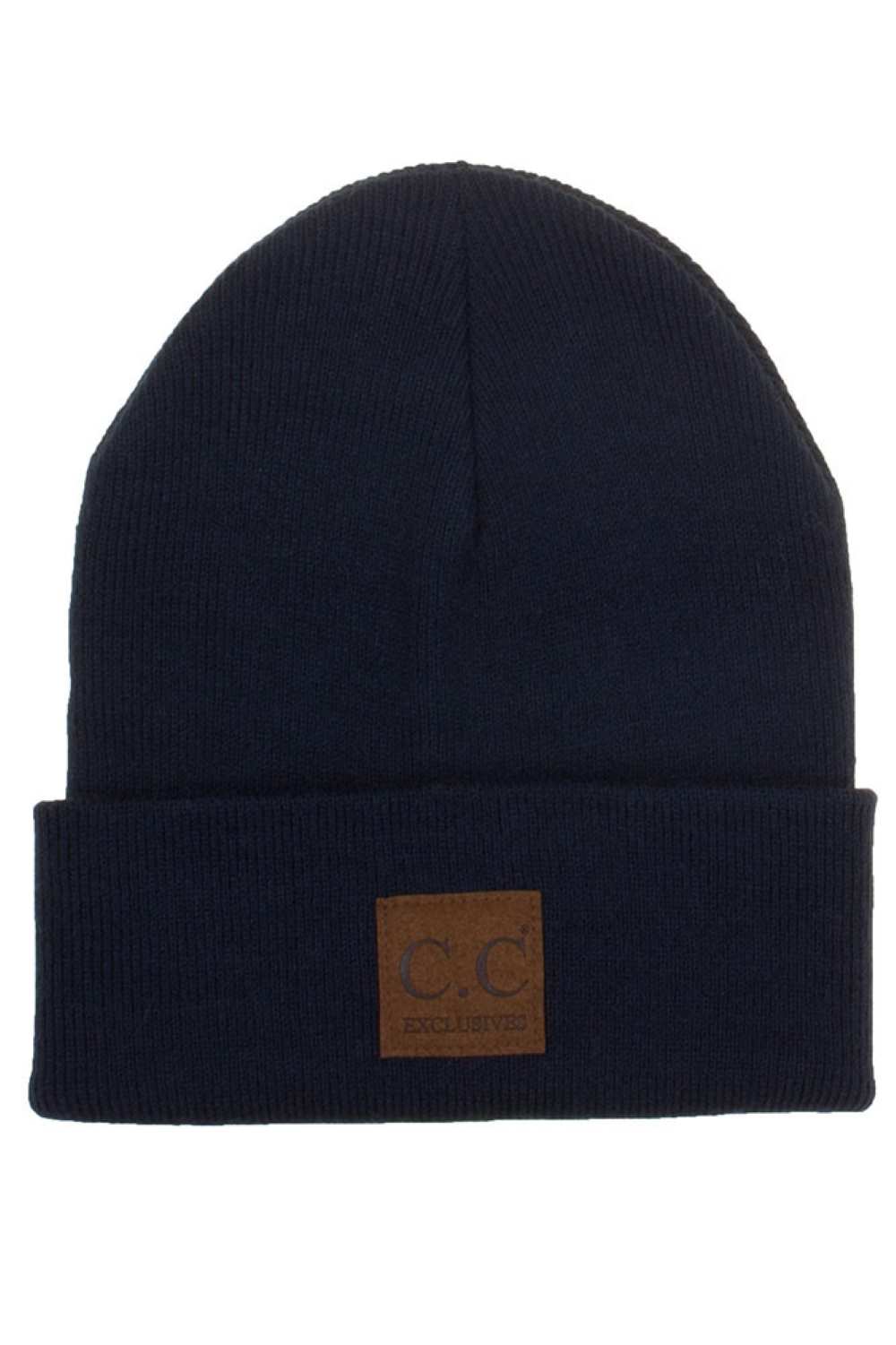 NAvy The C.C Unisex Classic Basic Solid Color Beanie features a timeless knit design with a clean, solid color finish for effortless everyday style. Soft, stretchy, and comfortable, it provides reliable warmth and a versatile fit for both men and women.