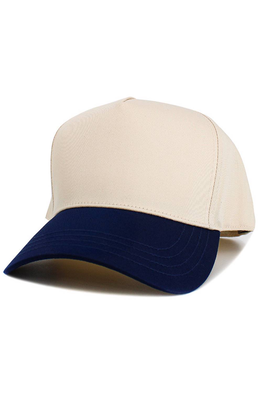 Navy A clean, classic five-panel snapback baseball cap designed for everyday wear with a structured fit and minimalist style. Featuring an adjustable snap closure, it offers a comfortable, customizable fit that pairs effortlessly with casual and streetwear looks.