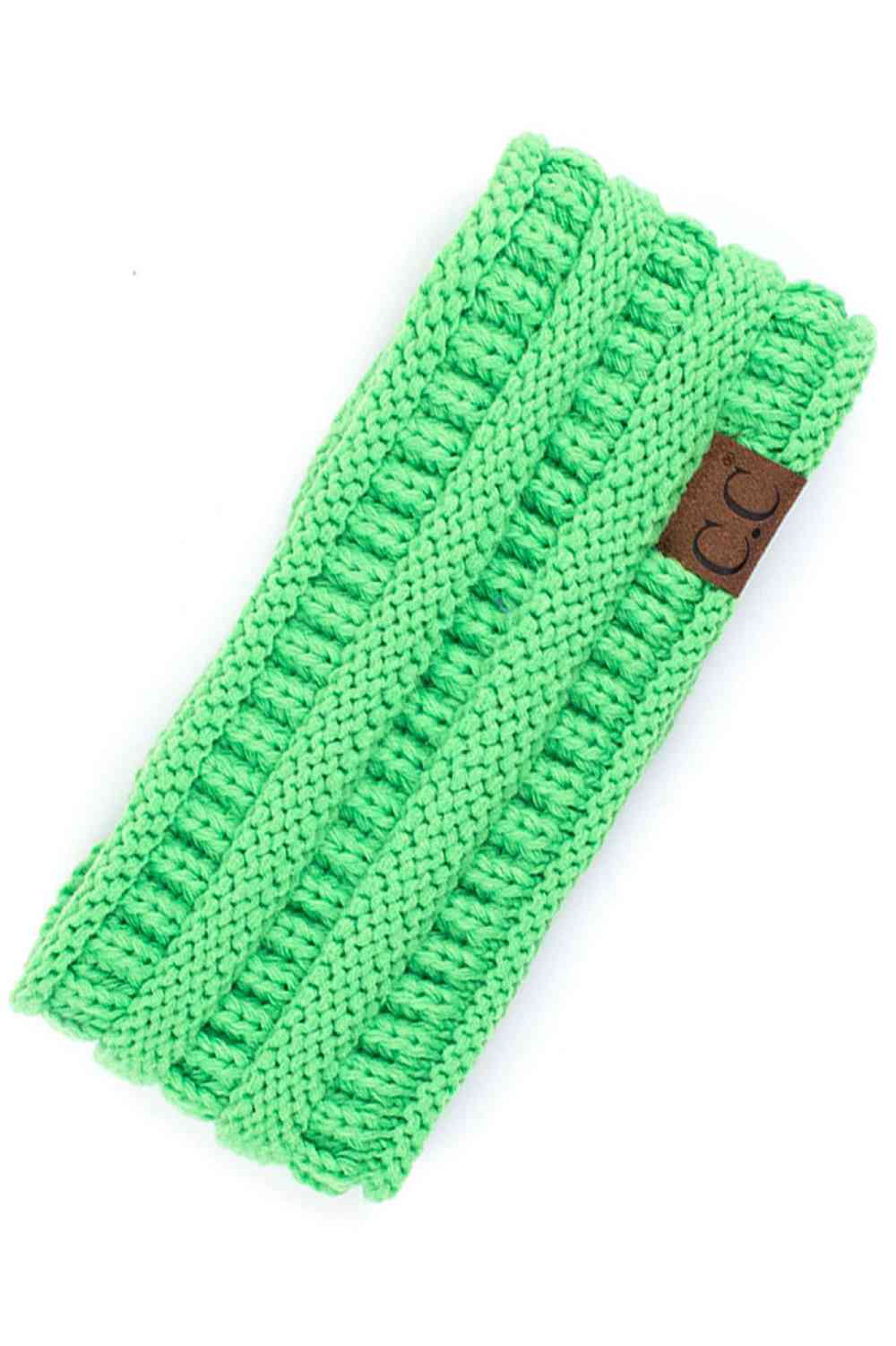 Neon Lime Elevate your everyday style with the C.C Solid Ribbed Headwrap. Crafted from 100% acrylic, this versatile headwrap features a classic ribbed texture that adds dimension and visual interest. One size fits most, making it the perfect accessory for any occasion—whether you're running errands, hitting the gym, or making a fashion statement. Made in Korea with quality craftsmanship you can trust. Comfortable, durable, and effortlessly chic.