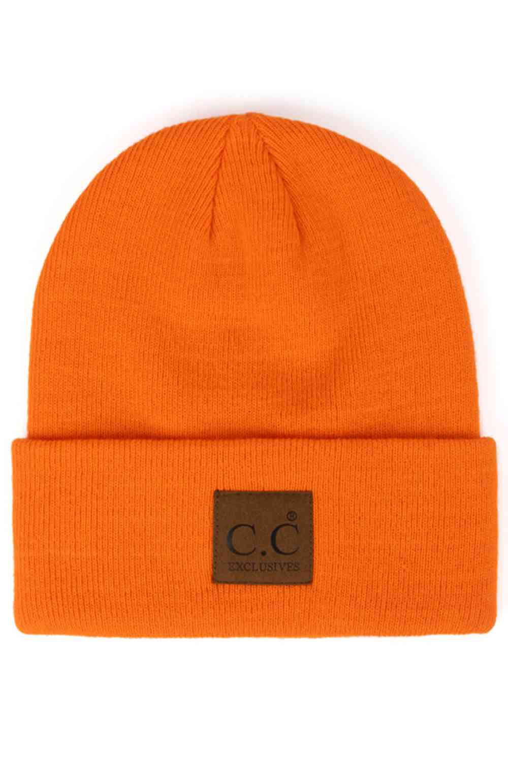 Neon Orange The C.C Unisex Classic Basic Solid Color Beanie features a timeless knit design with a clean, solid color finish for effortless everyday style. Soft, stretchy, and comfortable, it provides reliable warmth and a versatile fit for both men and women.