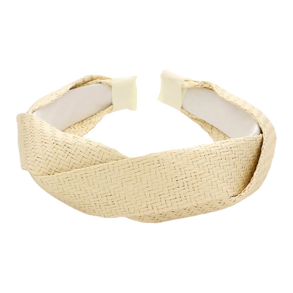 Neutral Braided Straw Headband, create a beautiful look while perfectly matching your color with the easy-to-use braided straw headband. These are beautifully designed to put on a pop of color and complete your ensemble. Perfect for everyday wear, outdoor festivals, and more. Awesome gift idea for your loved one or yourself.