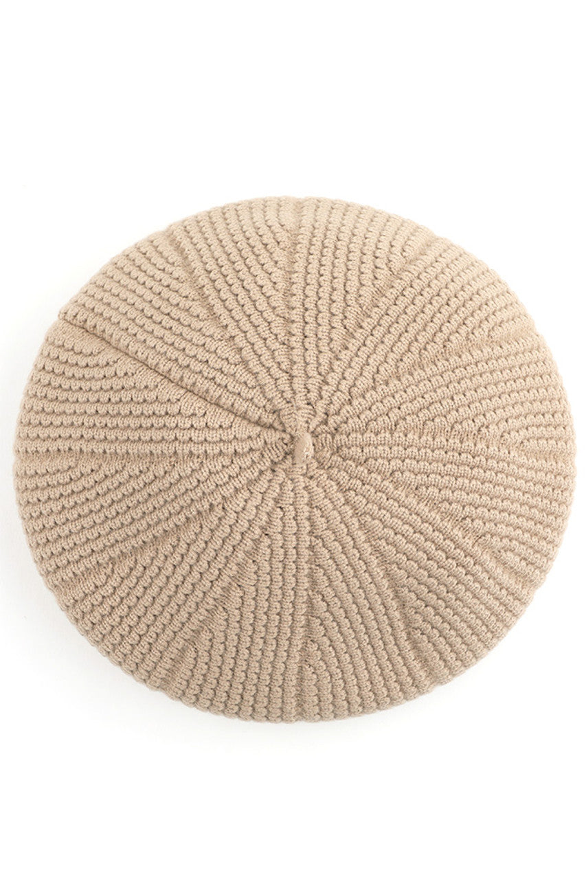 
New Beige C.C. Scalloped Wave Pattern Beret features distinctive wave texturing for dimensional appeal. Precision-knit with premium materials for optimal comfort and durability. The classic beret silhouette with contemporary scalloped detailing offers versatile styling options for both casual and elevated looks.
