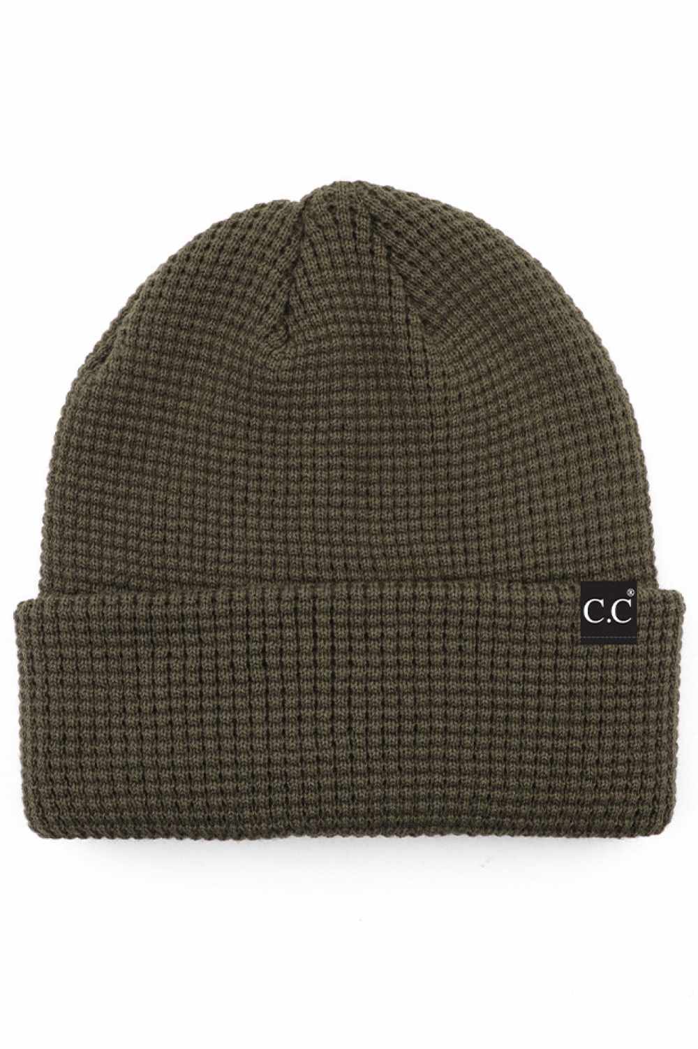 Olive C.C Slouchy Cuff Beanie Hat features a relaxed slouchy silhouette with a classic cuff for effortless everyday winter style. Crafted with a soft stretch fit, it delivers cozy warmth and laid-back comfort while elevating your cold-weather outfits.