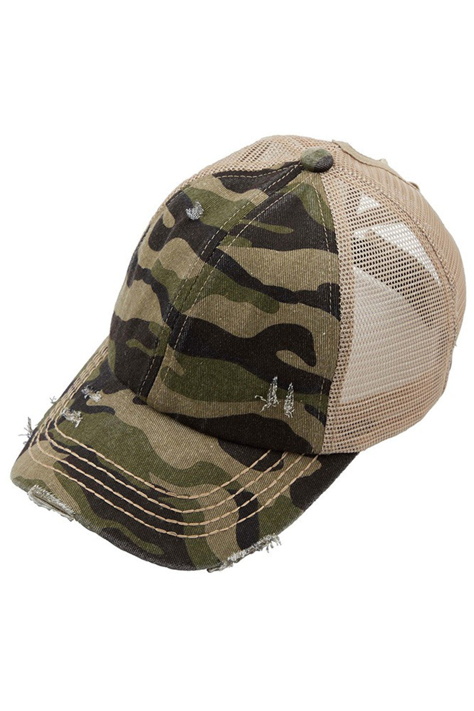 olive C.C BASEBALL PONYCAP is the perfect addition to your everyday wardrobe. Made with high-quality materials, it offers both style and comfort. With its adjustable ponytail opening, this cap is perfect for any hair type. Stay fashionable and confident all day long with this must-have accessory.