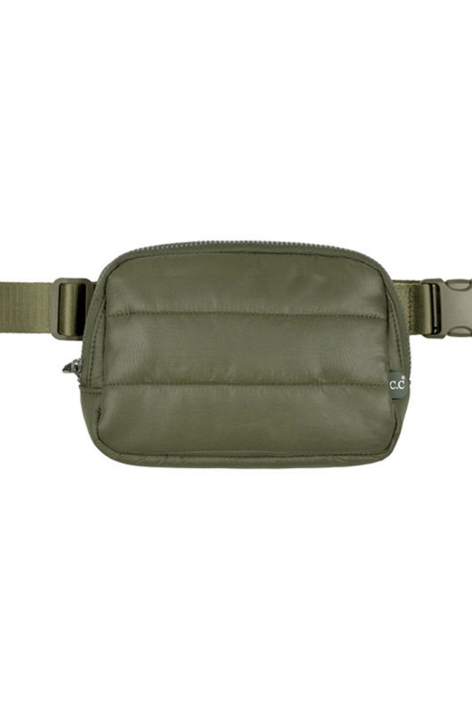 C.C Puffer Padding Fanny Pack - Olive - Crossbody Bag