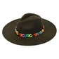 Olive Colorful Chain Accented Solid Panama Hat, a beautiful & comfortable Panama hat is suitable for summer wear to amp up your beauty & make you more comfortable everywhere. Perfect for keeping the sun off your face, neck, and shoulders. It's an excellent gift item for your friends & family or loved ones this summer.