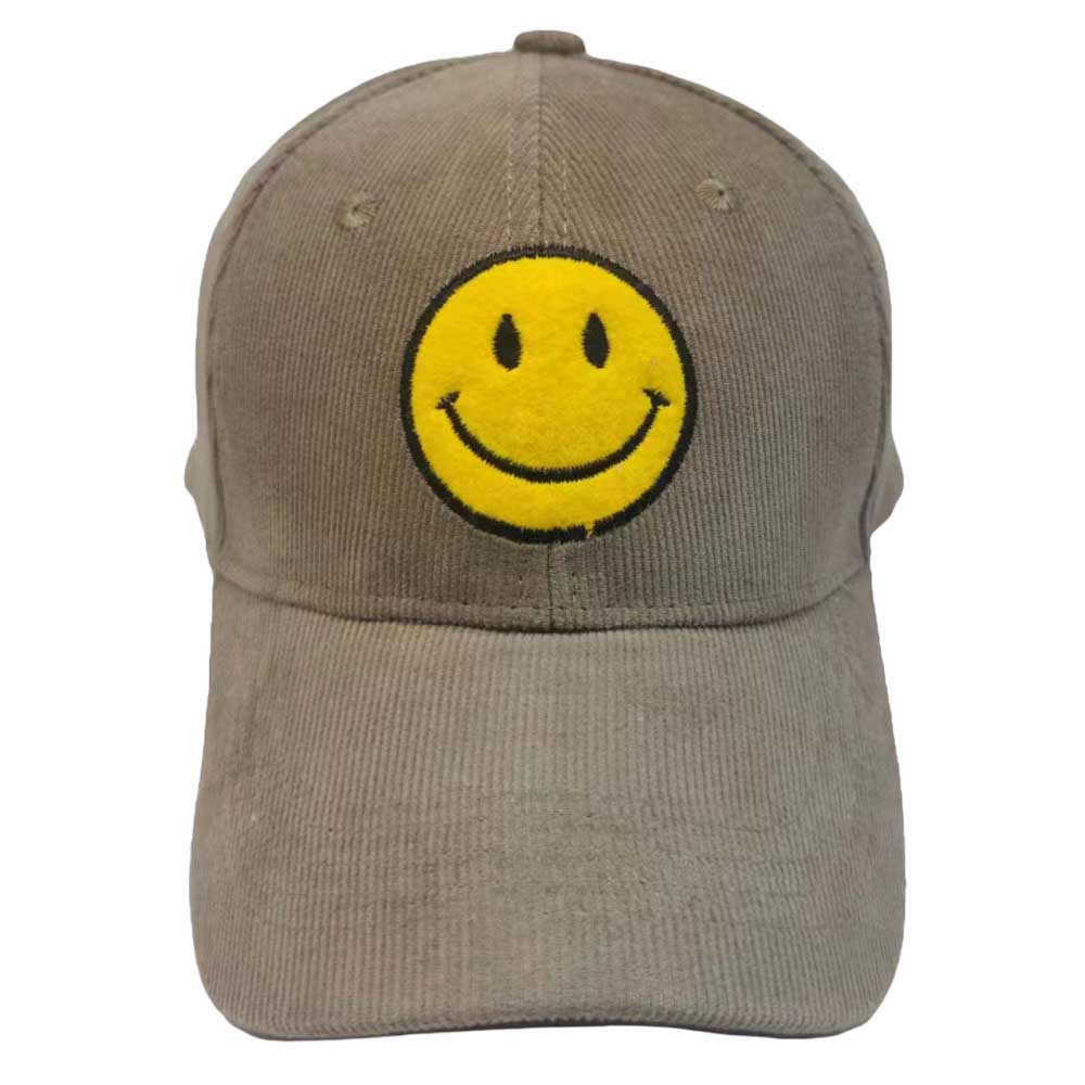 Olive Green Smile Pointed Corduroy Baseball Cap, is an essential for any fashionista's wardrobe. Its soft corduroy texture and adjustable fit add a comfortable style for any occasion. Perfect for everyday wear or a night out, this cap is sure to make any outfit pop. A perfect gift for your friends and family.